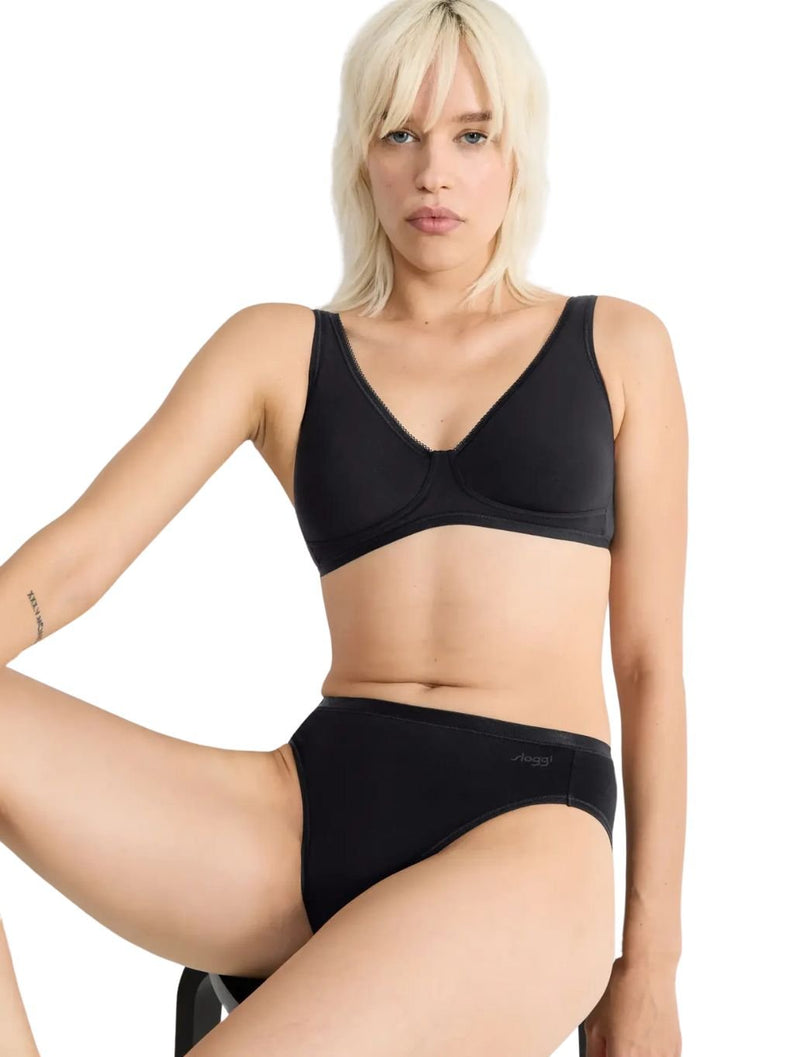 SloggiBriefs 3 - packGo Daily Cotton 3 - Pack Tai Briefs, BlackBoxers & Briefs