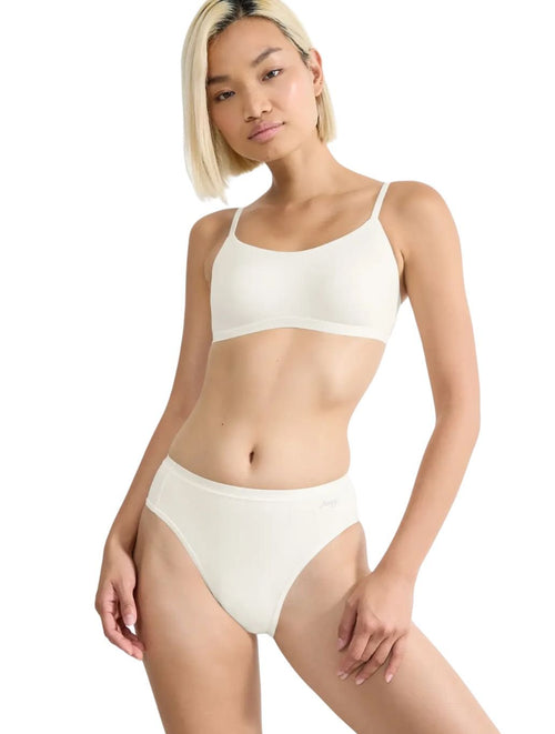 SloggiBriefs 3 - packGo Daily Cotton 3 - Pack Tai Briefs, Silk WhiteBoxers & Briefs