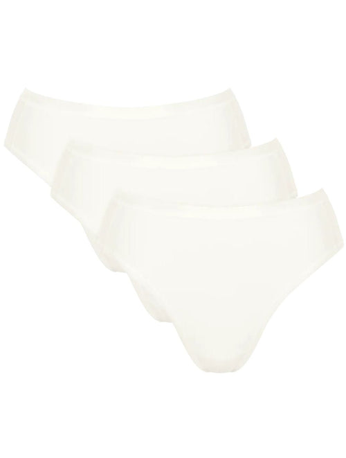 SloggiBriefs 3 - packGo Daily Cotton 3 - Pack Tai Briefs, Silk WhiteBoxers & Briefs