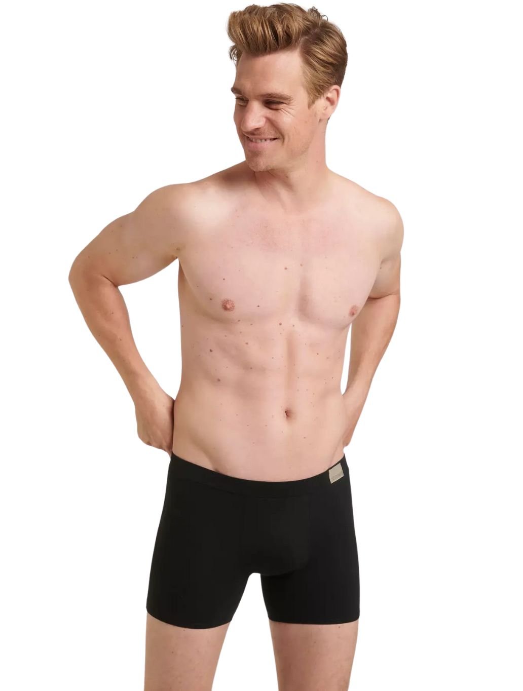 SloggiTrunks 2 - packGo Natural 2 - Pack Short Boxer Trunks, BlackBoxers & Briefs