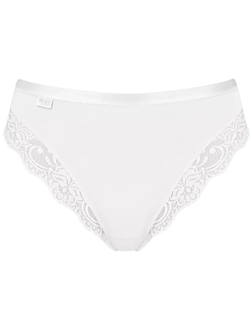 SloggiBriefRomance Supima Cotton Tai Brief, WhiteBoxers & Briefs