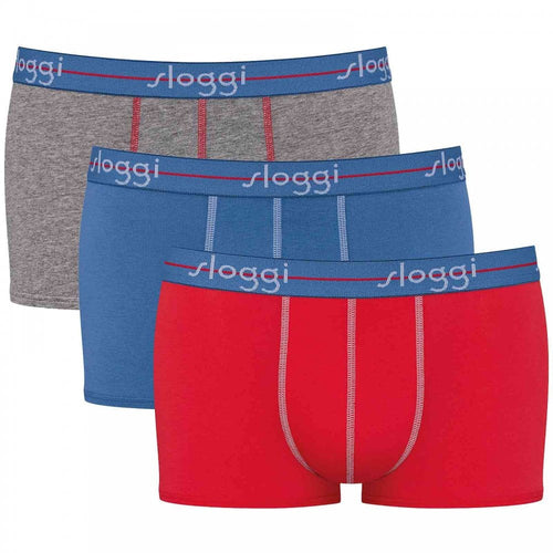 Start 3-Pack Hipster, Red/Blue/Grey