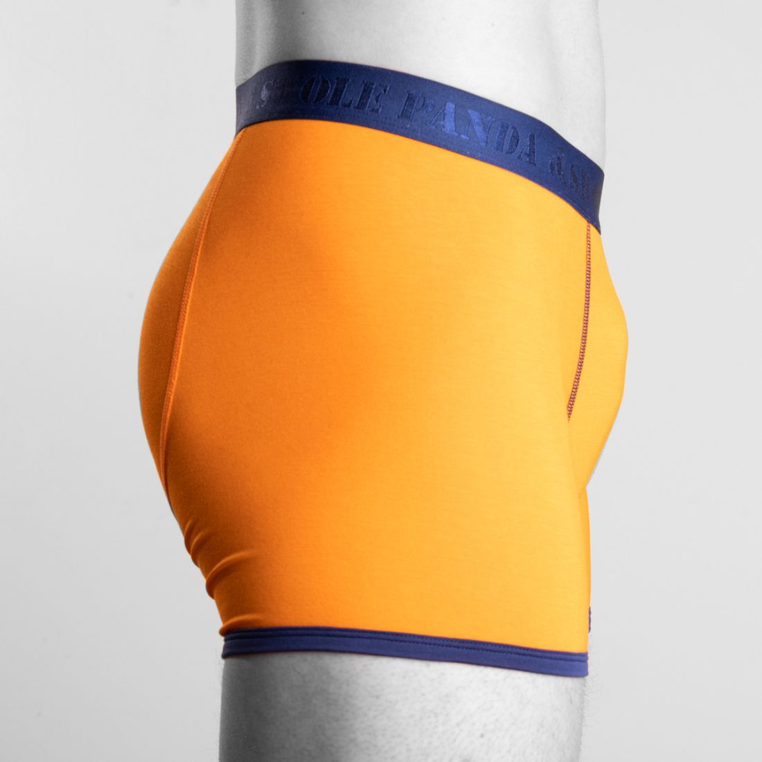 Swole PandaBoxer BriefBamboo Boxer Brief, Orange/blueBoxers & Briefs