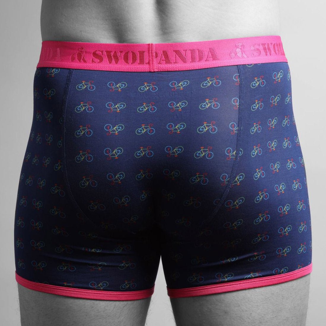 Swole PandaBoxer BriefBicycles Bamboo Boxer Brief, Blue/pinkBoxers & Briefs