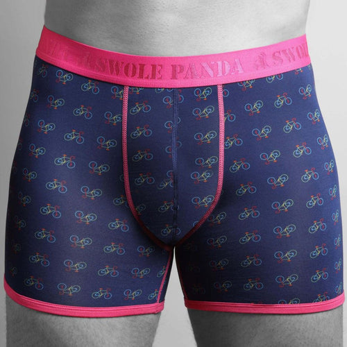Swole PandaBoxer BriefBicycles Bamboo Boxer Brief, Blue/pinkBoxers & Briefs