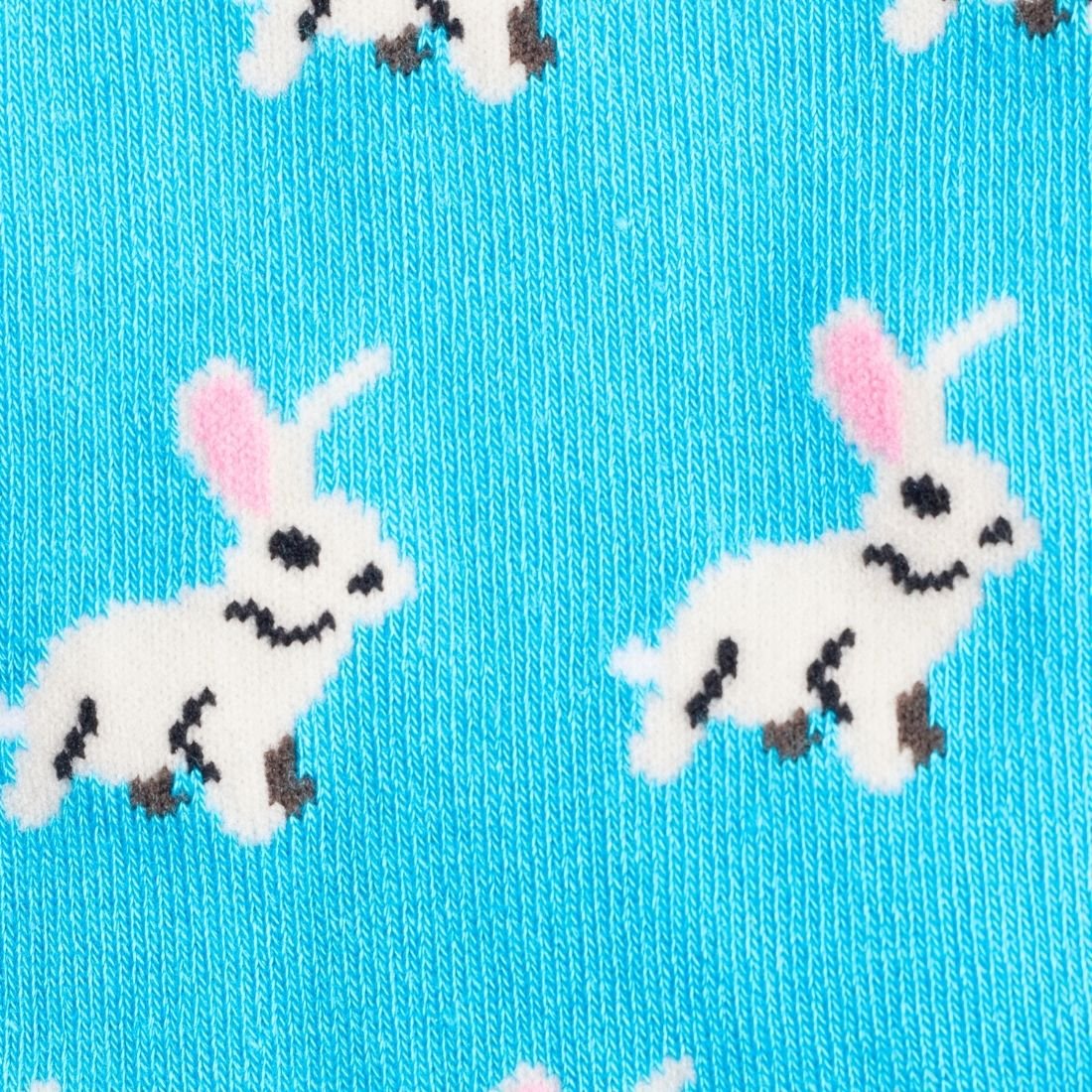Swole PandaSocks SingleBunny Rabbits Women's Bamboo Socks, Sky BlueBoxers & Briefs