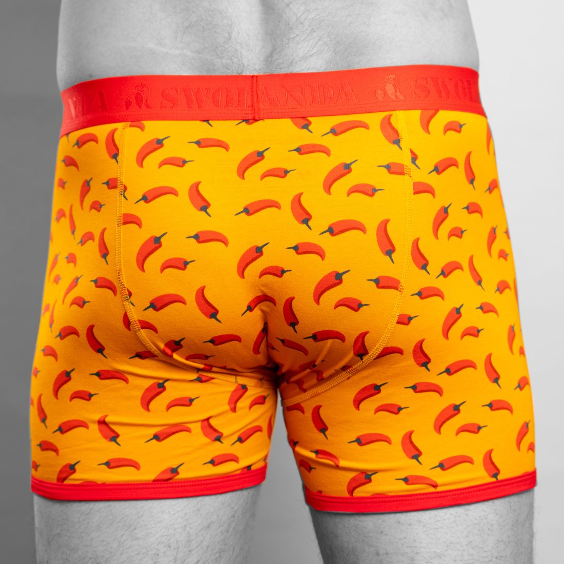 Swole PandaBoxer BriefChillies Bamboo Boxer Brief, OrangeBoxers & Briefs