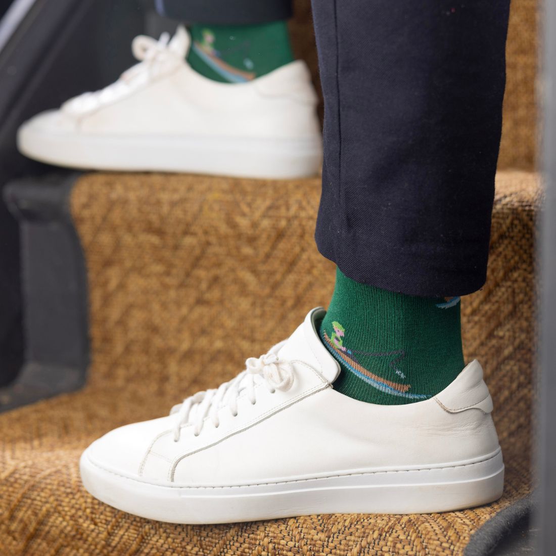 Swole PandaSocks SingleFisherman Bamboo Socks, GreenBoxers & Briefs