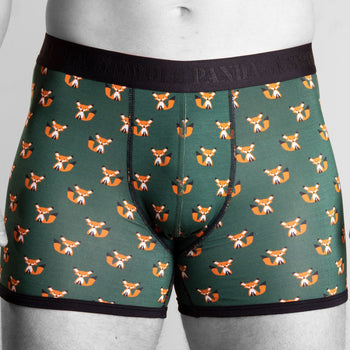 Swole PandaBoxer BriefFoxes Bamboo Boxer Brief, Green/blackBoxers & Briefs