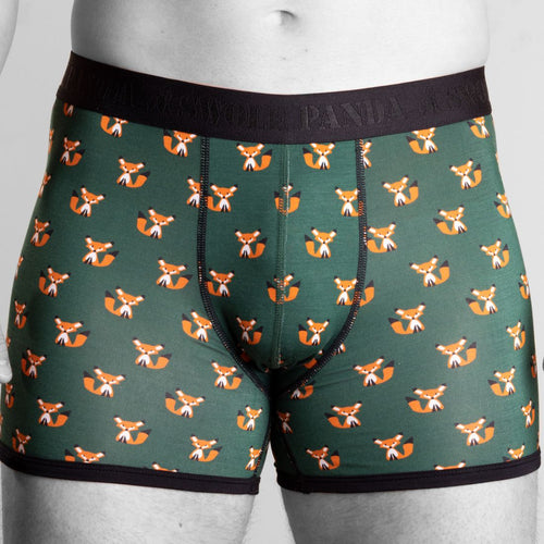 Swole PandaBoxer BriefFoxes Bamboo Boxer Brief, Green/blackBoxers & Briefs