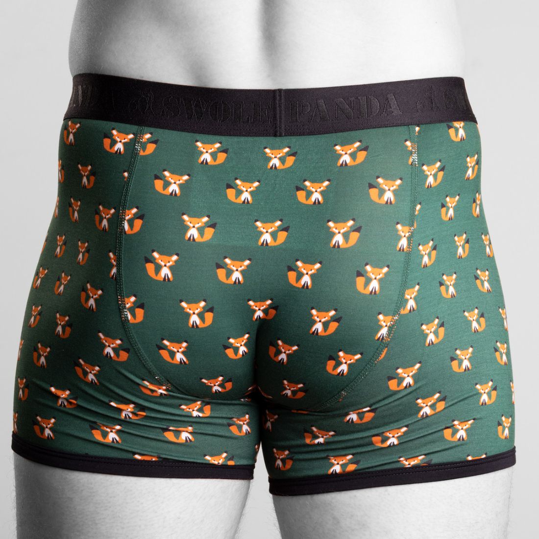 Swole PandaBoxer BriefFoxes Bamboo Boxer Brief, Green/blackBoxers & Briefs