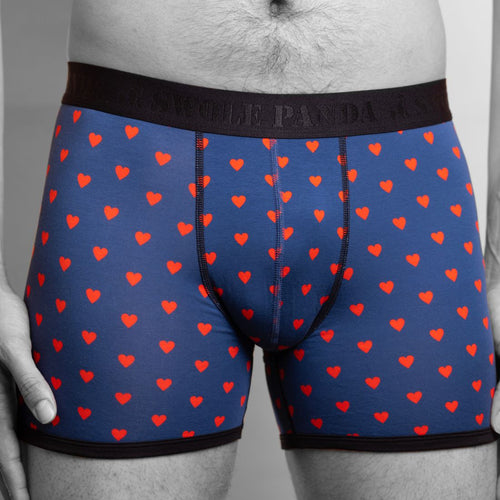 Swole PandaBoxer BriefHearts Bamboo Boxer Brief, Blue/redBoxers & Briefs