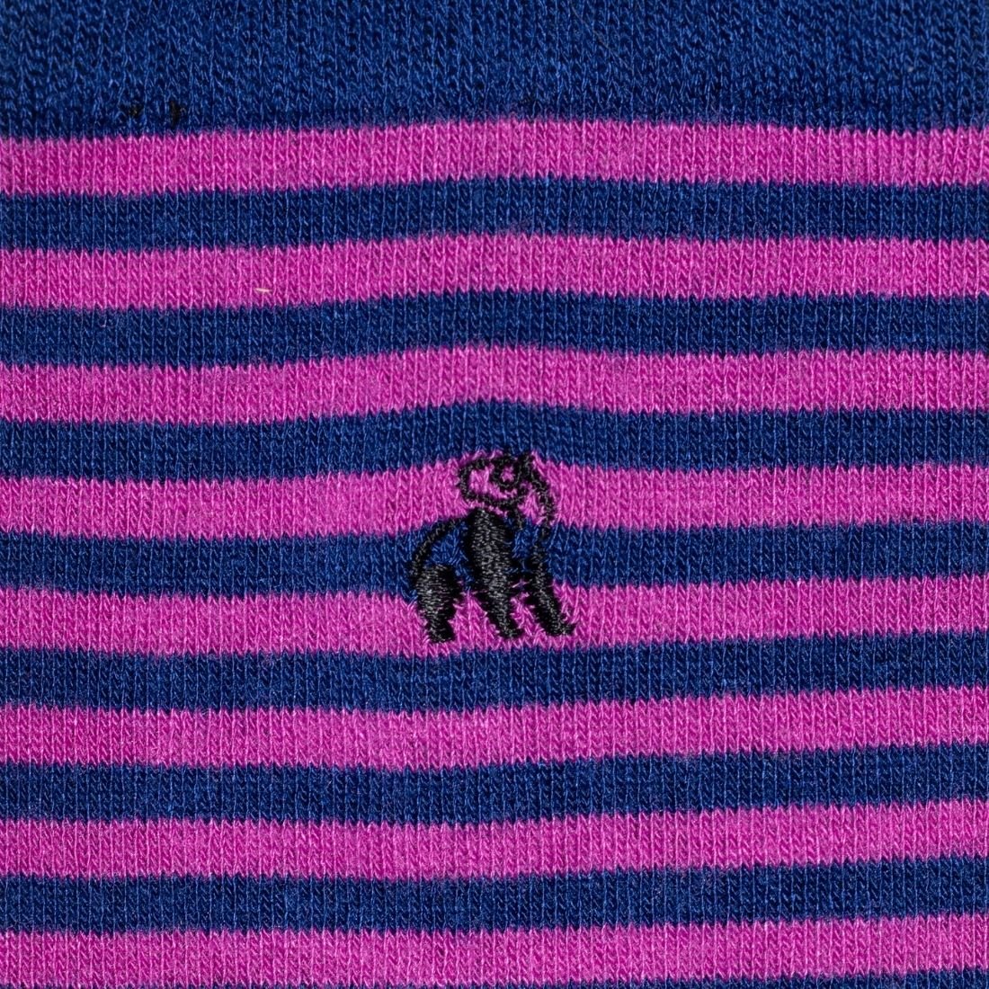 Swole PandaSocks SingleNarrow Stripe Bamboo Socks, Pink/navyBoxers & Briefs