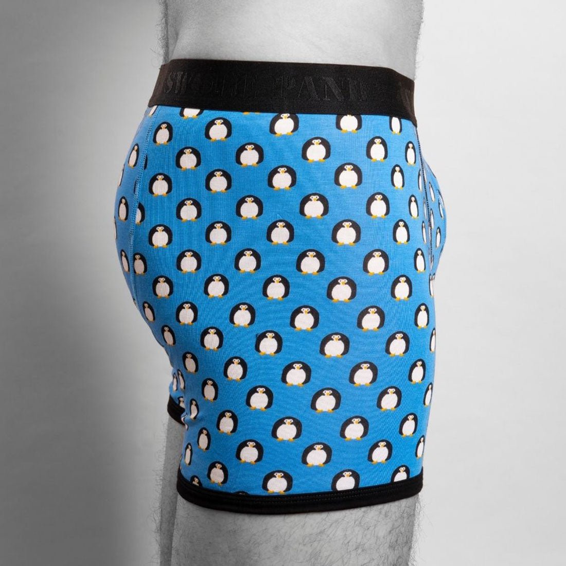 Swole PandaBoxer BriefPenguins Bamboo Boxer Brief, Blue/blackBoxers & Briefs