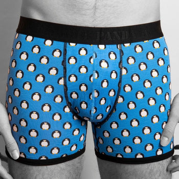 Swole PandaBoxer BriefPenguins Bamboo Boxer Brief, Blue/blackBoxers & Briefs