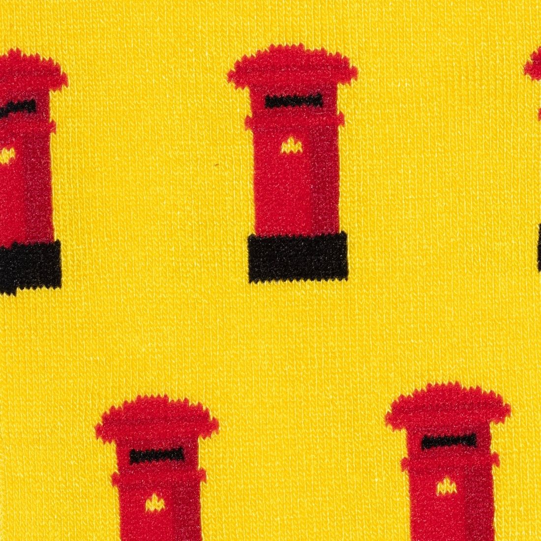 Swole PandaSocks SingleRed Post Box Bamboo Socks, YellowBoxers & Briefs