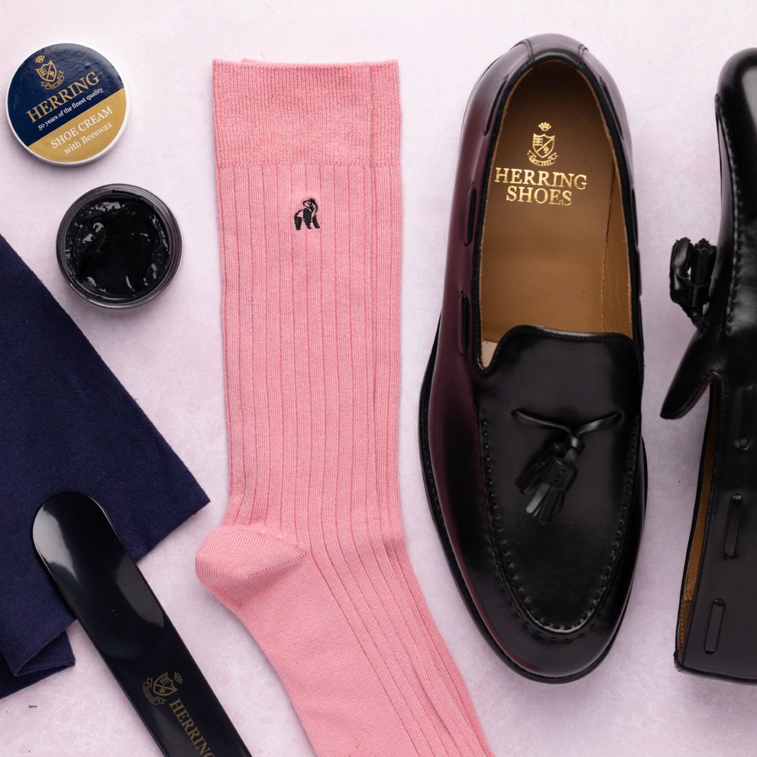 Swole PandaSocks SingleRibbed Bamboo Socks, Light PinkBoxers & Briefs