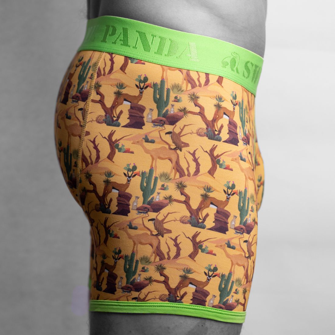 Swole PandaBoxer BriefSavannah Bamboo Boxer Brief, YellowBoxers & Briefs