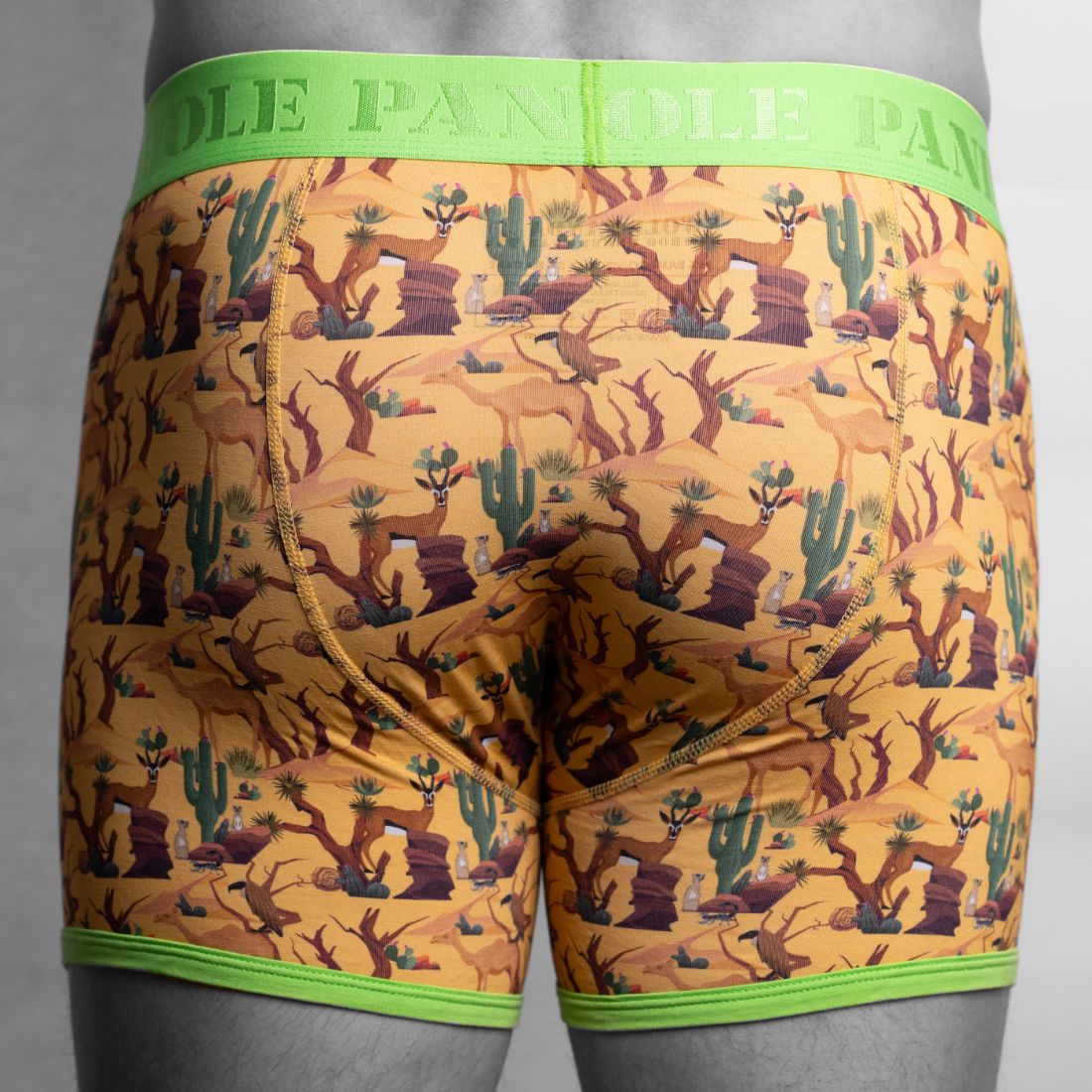 Swole PandaBoxer BriefSavannah Bamboo Boxer Brief, YellowBoxers & Briefs