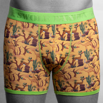 Swole PandaBoxer BriefSavannah Bamboo Boxer Brief, YellowBoxers & Briefs