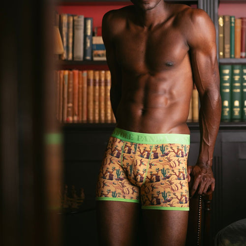 Swole PandaBoxer BriefSavannah Bamboo Boxer Brief, YellowBoxers & Briefs