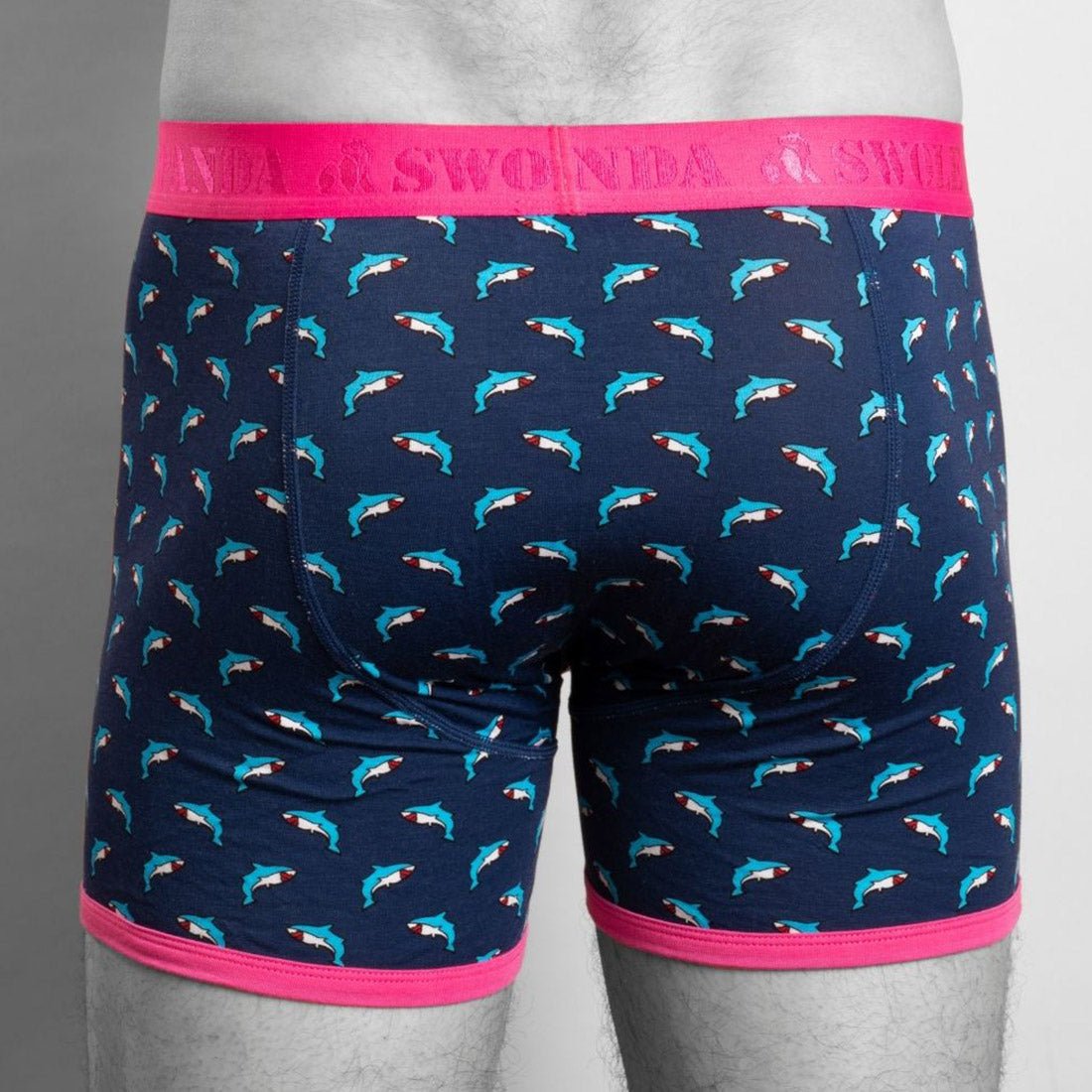 Swole PandaBoxer BriefSharks Bamboo Boxer Brief, Navy/pinkBoxers & Briefs