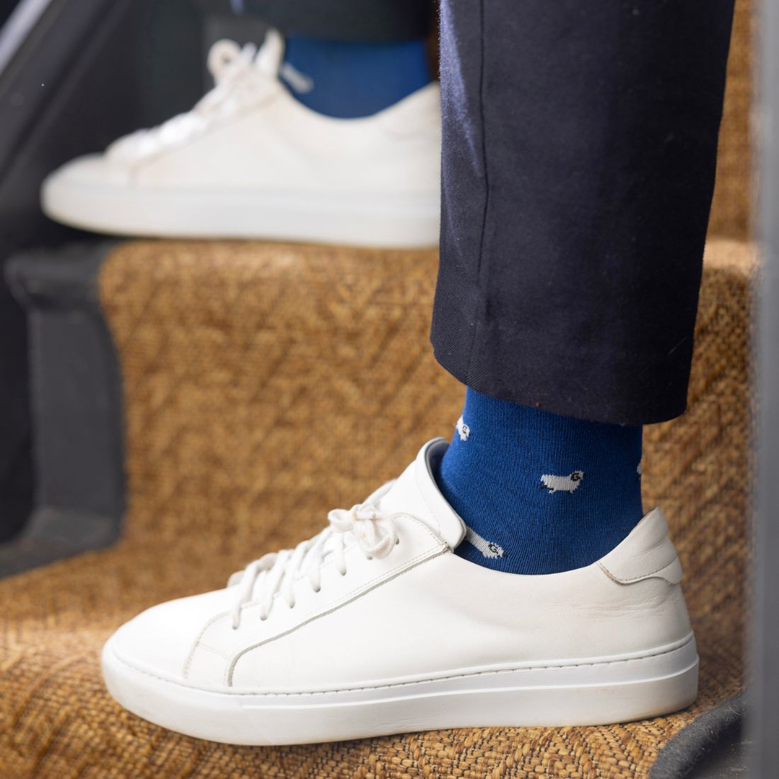 Swole PandaSocks SingleSheep Bamboo Socks, NavyBoxers & Briefs