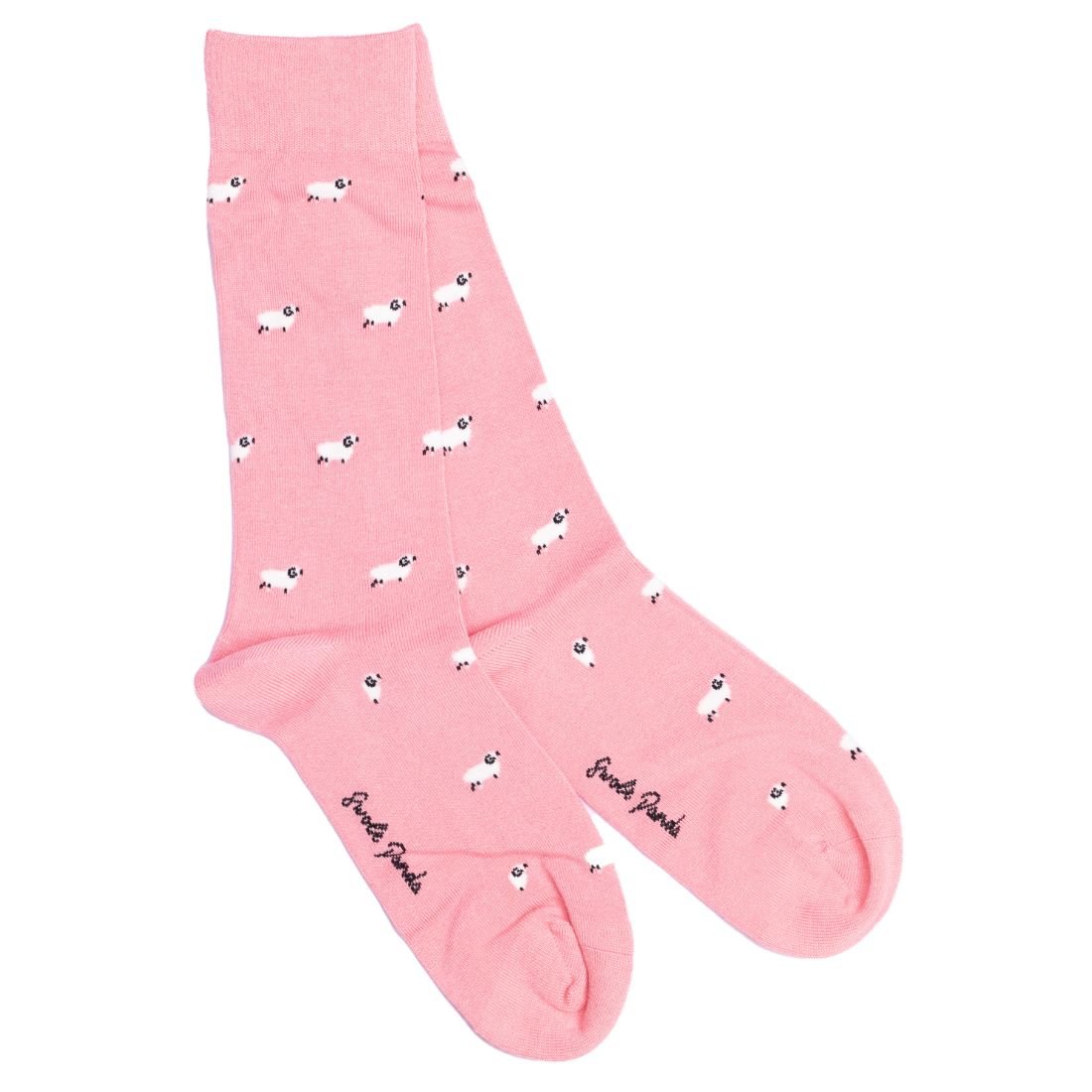 Swole PandaSocks SingleSheep Women's Bamboo Socks, PinkBoxers & Briefs
