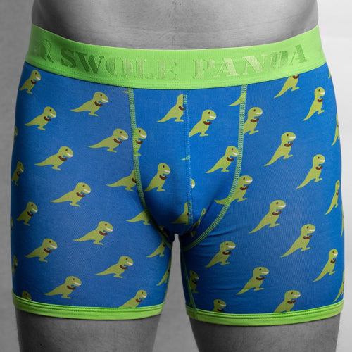 Swole PandaBoxer BriefT - Rex Bamboo Boxer Brief in Blue/greenBoxers & Briefs