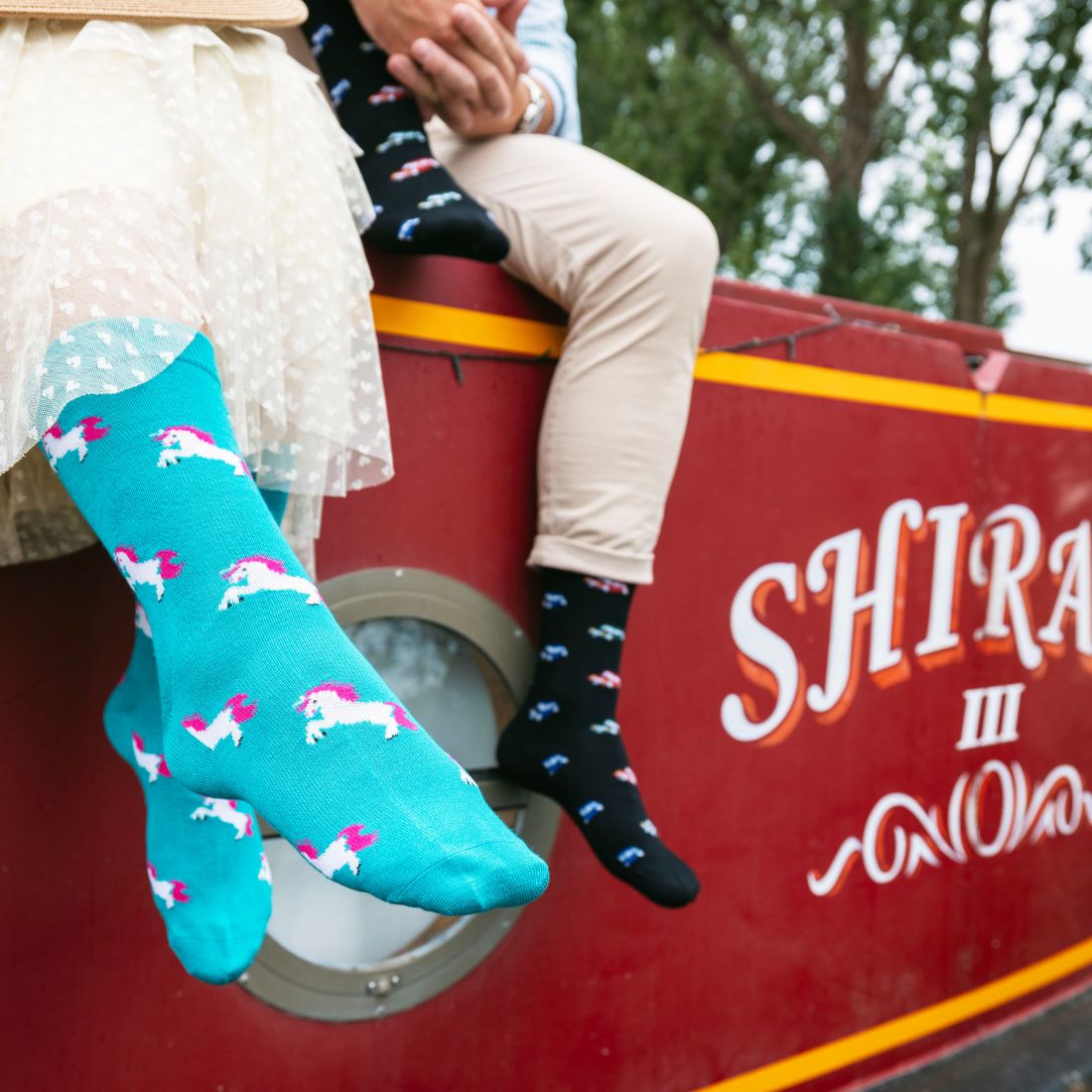 Swole PandaSocks SingleUnicorn Women's Bamboo Socks, Teal BlueBoxers & Briefs