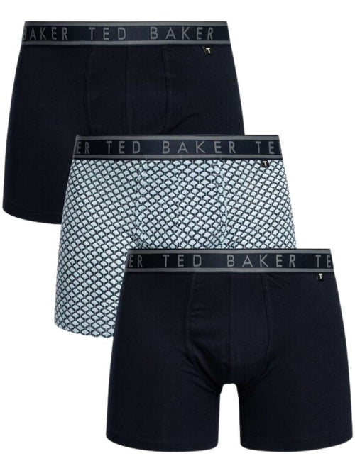 Ted BakerBoxer Briefs 3 - pack3 - Pack Palms Print Boxer Briefs, NavyBoxers & Briefs