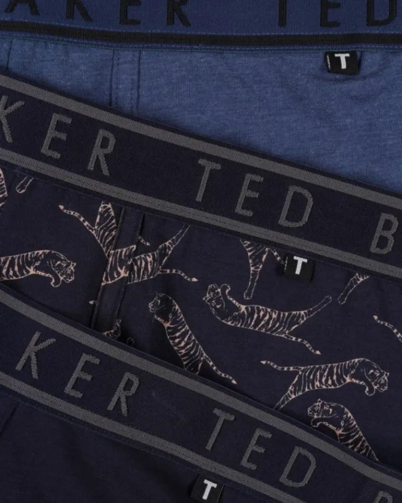 Ted BakerBoxer Briefs 3 - pack3 - Pack Tigers Print Boxer Briefs, Denim/NavyBoxers & Briefs