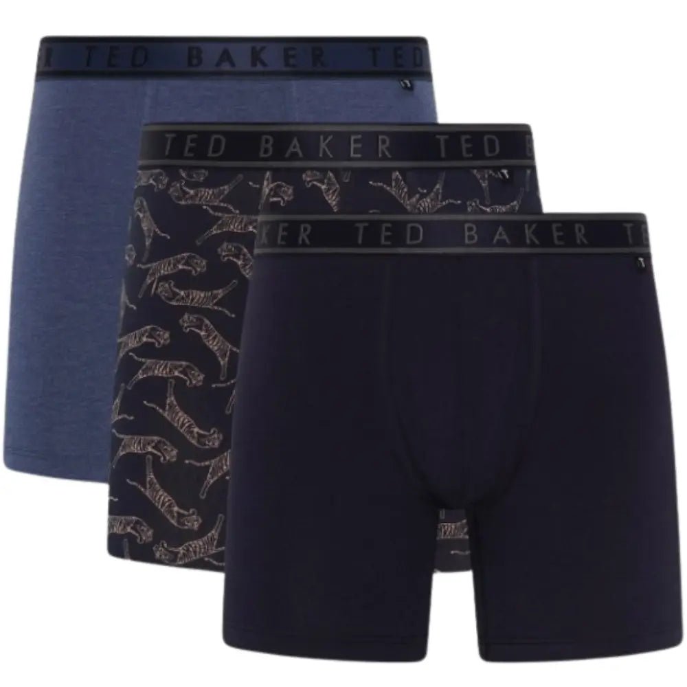 Ted BakerBoxer Briefs 3 - pack3 - Pack Tigers Print Boxer Briefs, Denim/NavyBoxers & Briefs