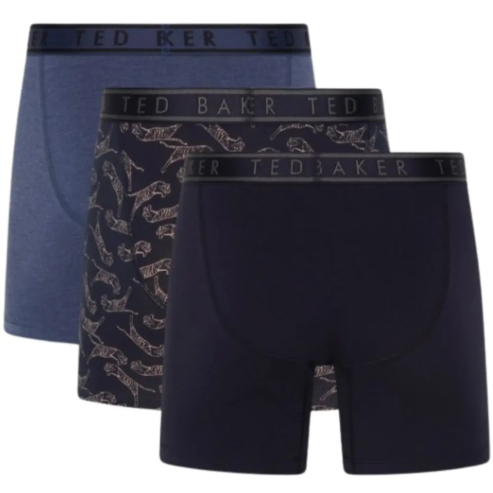 Ted BakerBoxer Briefs 3 - pack3 - Pack Tigers Print Boxer Briefs, Denim/NavyBoxers & Briefs