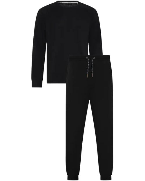 Ted BakerTracksuitWaffle Long - Sleeve Top & Joggers Lounge Set, BlackBoxers & Briefs