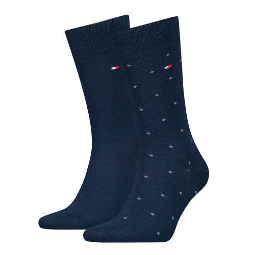 2-Pack Dots Pattern Socks, Navy