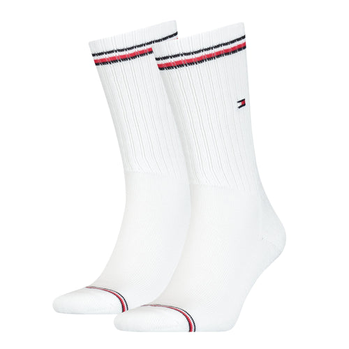2-Pack Iconic Logo Sports Socks, White