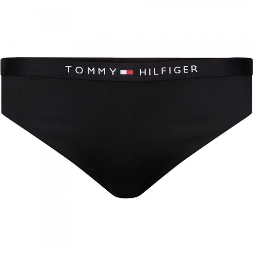 Bas de bikini de bain avec ceinture à logo classique, PVH noir