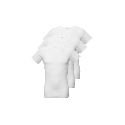 Tommy Hilfiger Premium Essentials Lot de 3 t-shirts à col rond en coton Blanc