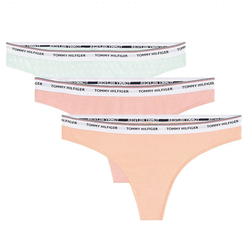 Essentials 3er-Pack Slips, Gletscher/Rosébraun/Papaya Punch