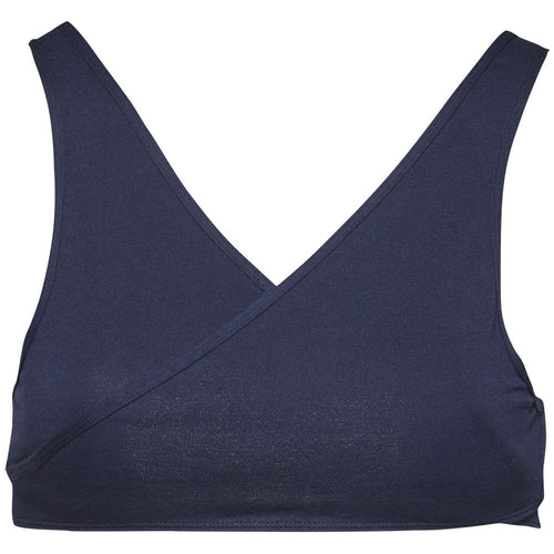 Flag Cotton Bralette, Navy