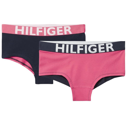 Mädchen 2er-Pack Bold Shorty, Rouge Red / Navy Blazer