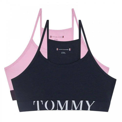 Lot de 2 bralettes Tommy pour fille, lilas lumineux/ciel désert