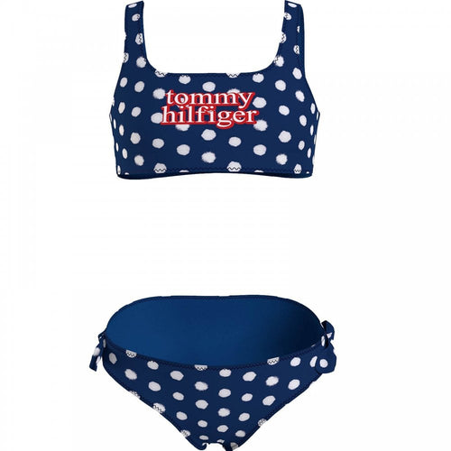 Ensemble brassière/bikini de bain pour filles, Hilfiger à pois