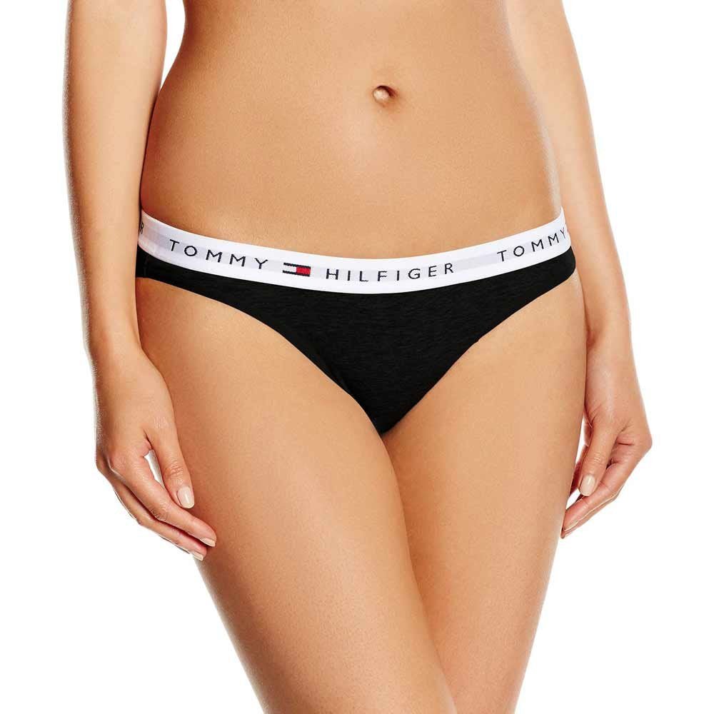 Tommy Hilfiger - Iconic Cotton Bikini Brief, Black - Boxers - and - Briefs.net