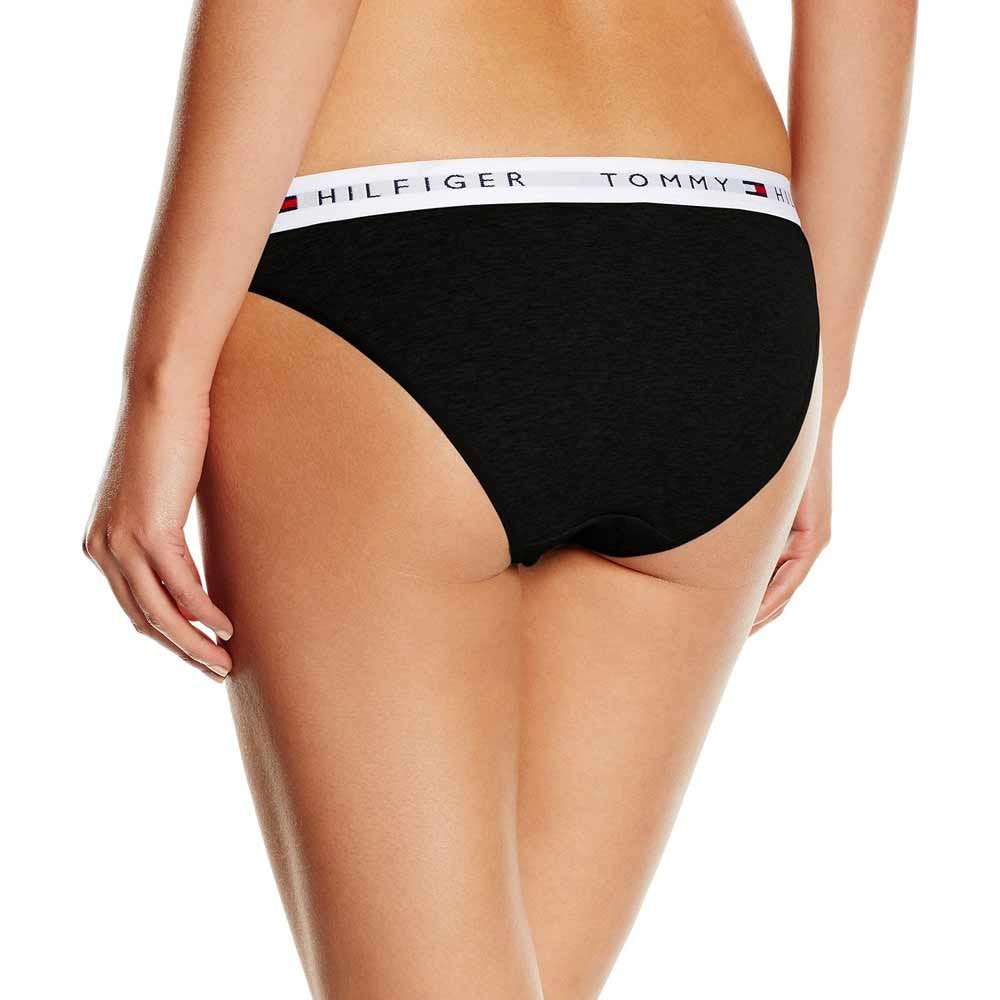 Tommy Hilfiger - Iconic Cotton Bikini Brief, Black - Boxers - and - Briefs.net