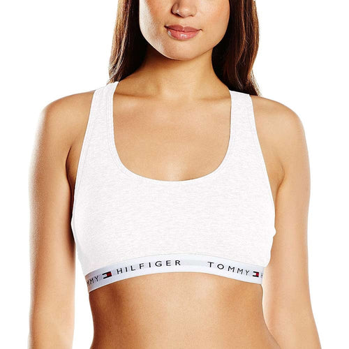 Ikonisches Baumwoll-Bralette, Weiß