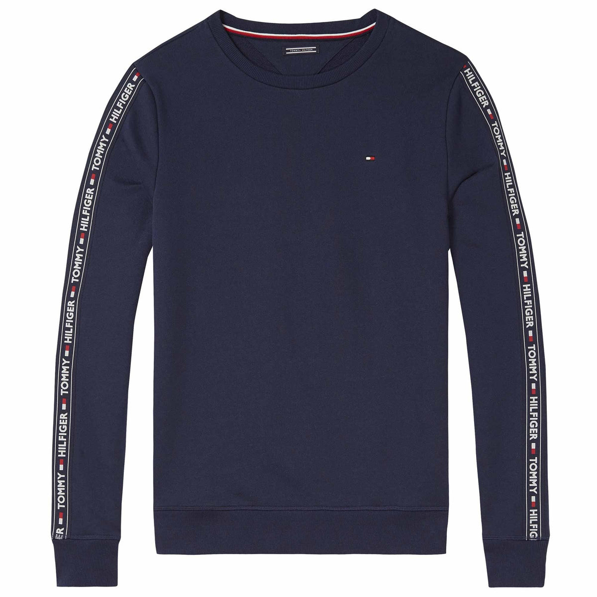 Icon Hawk Logo Tape Sweatshirt, Navy