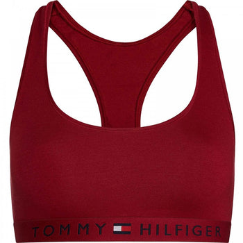 Original Baumwoll-Bralette, Rhabarber