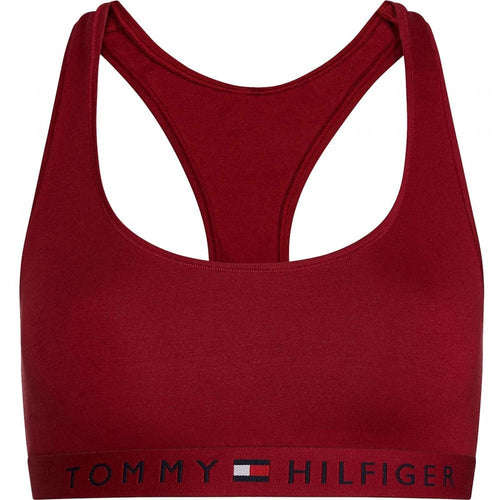 Original Baumwoll-Bralette, Rhabarber